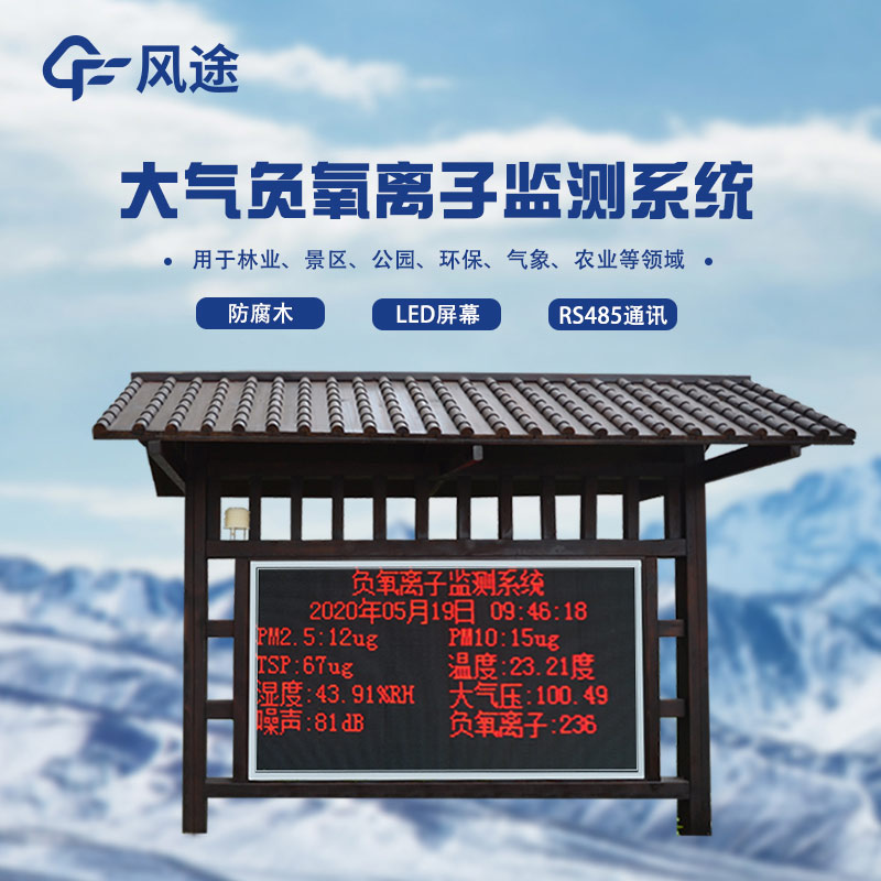 負氧離子檢測系統，看見空氣質量